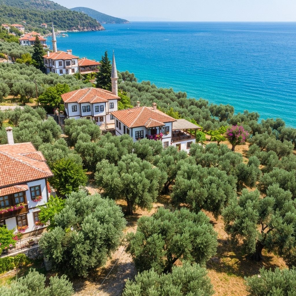 Edremit Körfezi haritası