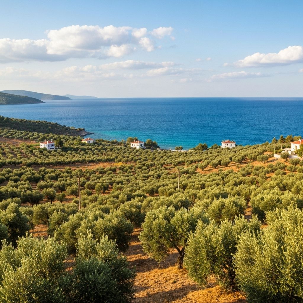 Edremit Körfezi manzarası